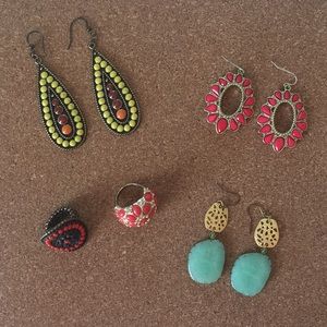 Boho jewelry lot